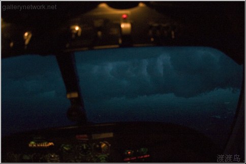 dark roll clouds