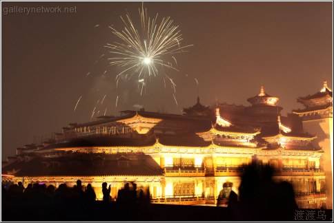 fireworks over south gate