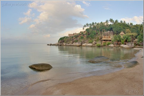 early morning thailand beach