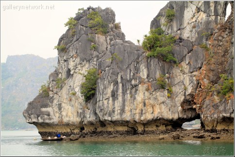 low tide fishing