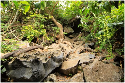 sharp rocky path