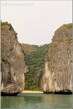 secluded beach