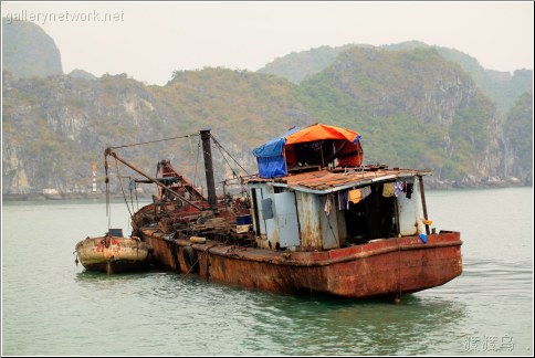 rusty barge